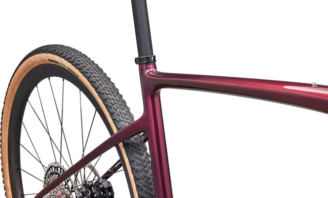 Specialized Bicicleta de Gravel Diverge 4 Pro Force XPLR Carbon 28" - bordeaux metallic-pearl-dolomite | 172,5 mm | 55 mm | 28" | M