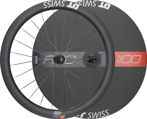 DT Swiss Juego de ruedas ARC 1100 DICUT 50/Disco Carbon Disc Center Lock 28" - schwarz | 142 mm | 100 mm | 28" | Shimano carretera | 100 mm | Shimano carretera | 100 mm | 142 mm