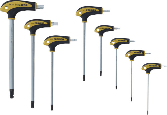 Proxxon Set de Tournevis HX à Manche en L avec Support - noir-jaune