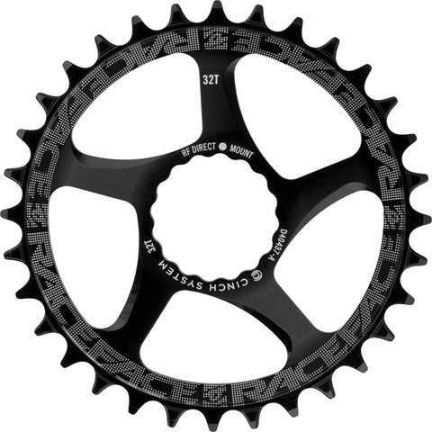 Race Face Narrow Wide Kettenblatt Cinch Direct Mount, 10-/11-/12-fach - black/32 Zähne Race Face Narrow Wide Kettenblatt Cinch Direct Mount, 10-/11-/12-fach - black/32 Zähne