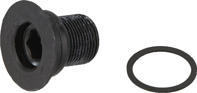 Shimano Juego de bielas CUES FC-U6000-2 con anillo protector de cadena - negro/175,0 mm