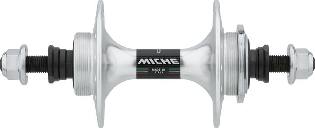 Miche Buje trasero flipflop para pista Primato Pista/Strada borde alto - plata/Piñón de rosca/32/Rueda libre roscada