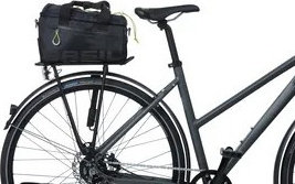 Basil Miles Trunk Bag - black lime/7 l