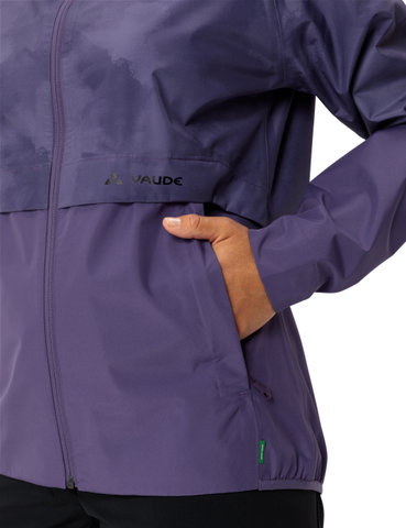 VAUDE Veste imperméable Loamer pour femmes - mulberry/36