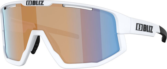 Bliz Fusion Nano Optics Nordic Light lunettes de sport - matte white/coral-orange-blue