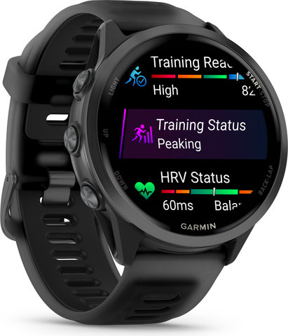Garmin Forerunner 570 47 mm Smartwatch - schwarz-schiefergrau