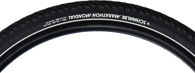 Schwalbe Marathon Mondial ADDIX V-Guard 28" Faltreifen - schwarz-reflex/42 mm/42-622/28 "/1.6 "