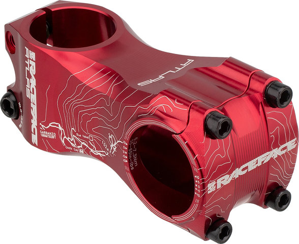 Race Face Atlas 0 ° 31.8Stem - rum red/0°/65 mm