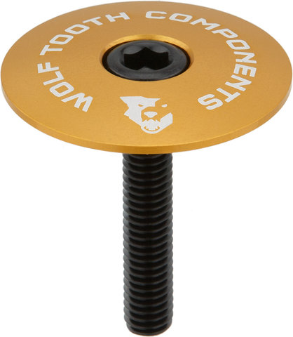 Wolf Tooth Components Ultralight Top Cap - gold