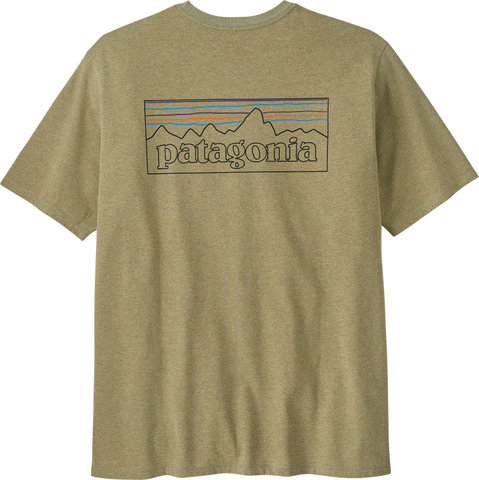 Patagonia T-Shirt P-6 Logo Responsibili-Tee - p 6 outline gumtree green | XS