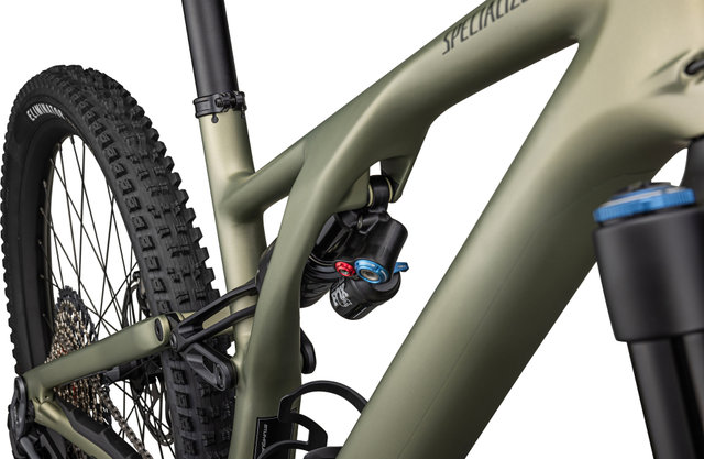 Specialized Vélo Tout-Terrain en Carbone Stumpjumper EVO Expert 29"/27,5" Mod.2024 - satin metallic spruce-dark moss/160 /29"/L