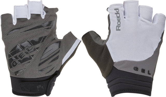 Roeckl Itamos 2 Halbfinger-Handschuhe - white-smoked pearl/8