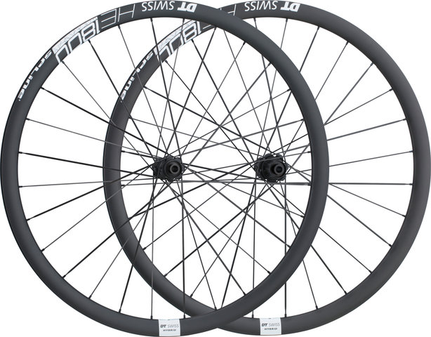 DT Swiss HE 1800 SPLINE 32 Disc Center Lock Hybrid 28" Wheelset - schwarz | 142 mm | 100 mm | 28" | 100 mm | 100 mm | 142 mm