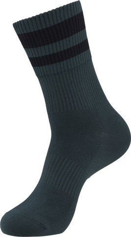 GripGrab Original Stripes Performance Crew Socks - green/41 - 44