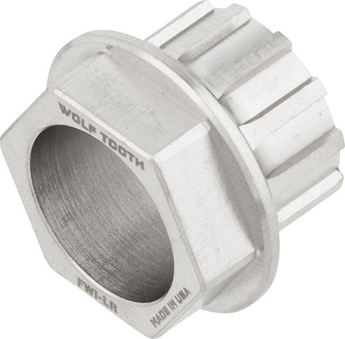 Wolf Tooth Components Herramienta anillos bloqueo de cassette Pack Wrench Steel Hex Insert - silver