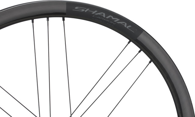 Campagnolo Shamal Carbon Disc Center Lock 28" Laufradsatz - black/Non Boost/Non Boost/142 mm/100 mm/28"/Shimano Road/100 mm/Shimano Road/100 mm/142 mm