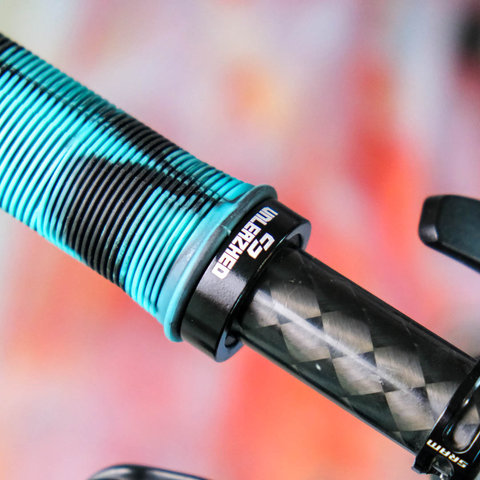 Unleazhed Puños de Manillar G1 - turquoise-black