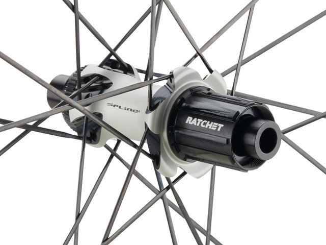 DT Swiss GR 1600 SPLINE 25 Center Lock Disc 28" Wheelset - OEM Packaging - schwarz | 142 mm | 100 mm | 28" | Shimano Road | 100 mm | Shimano Road | 100 mm | 142 mm