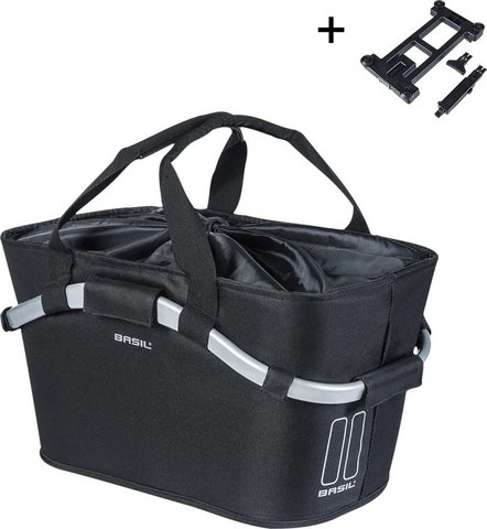Basil Classic Carry All MIK Fahrradkorb - schwarz/22 l