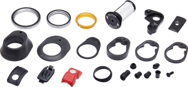 Factor Kit de Cadre en Carbone LS Disc Gravel - chrome/M/Axe Traversant 12 mm