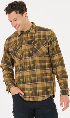 Whistler Bargo L/S Men's Flannel Shirt - dark olive | M
