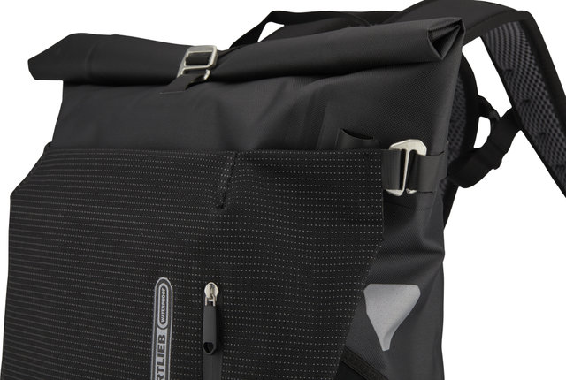 ORTLIEB Vario High-Vis QL2.1 Rucksack-Fahrradtasche Hybrid - black reflective/26000 ml