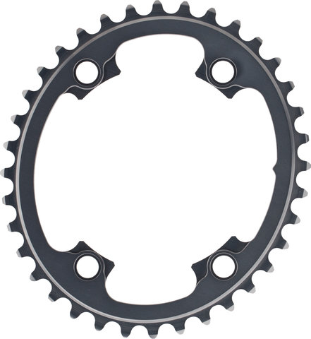 absoluteBLACK Plato Oval Road Silver Series 110/4 para Shimano Dura-Ace 9000 - grey/36 