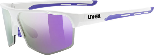 uvex Set de lunettes de sport Axos - white mat/mirror purple