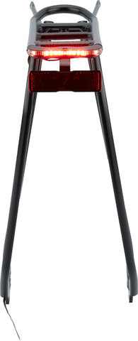 Racktime Portaequipajes Shine Evo light 2.0 con luz trasera de dinamo - negro