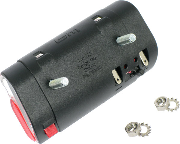 busch+müller Toplight Line Plus LED Rücklicht mit StVZO-Zulassung - transparent-schwarz/50 mm