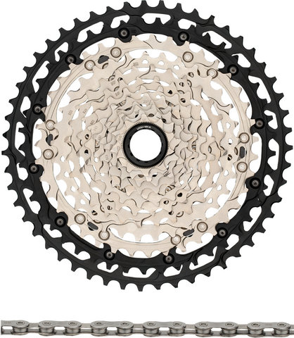 Shimano Kit d'Usure XT Cassette CS-M8100-12 + Chaîne CN-M8100 12 vitesses - argenté/126/10-51