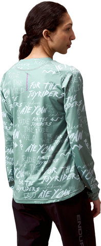Endura Maillot Singletrack Print L/S pour Dames - sage green | M