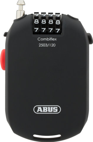 ABUS Combiflex 2503 Kabelschloss mit UCH Hülle - black