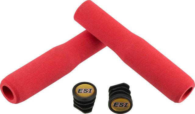 ESI Poignées de guidon en silicone FIT SG - red | 130 mm