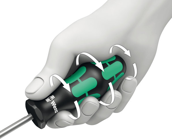 Wera Screwdriver with Ratchet Function 816 RA - black-green