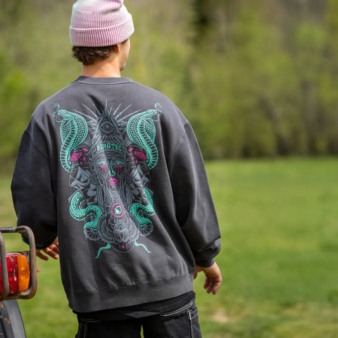 Burgtec Suéter Desert Queen Faded - black/M