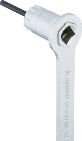 Unior Bike Tools Kassettenabzieher 1670.8/2BI für Shimano mit Griff - red
