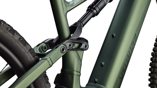 Specialized Bicicleta de Montaña Eléctrica Turbo Levo 4 Alloy 29"/27,5" - satin cypress metallic-dark moss green/155,0 mm/160 /29" (delantero), 27,5" (trasero)/L