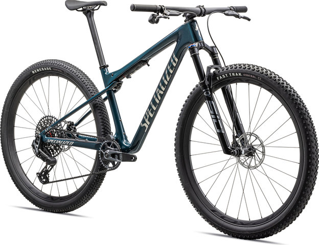 Specialized Bici de montaña Epic World Cup Pro Carbon 29" - gloss deep lake metallic-chrome/110 /29"/L