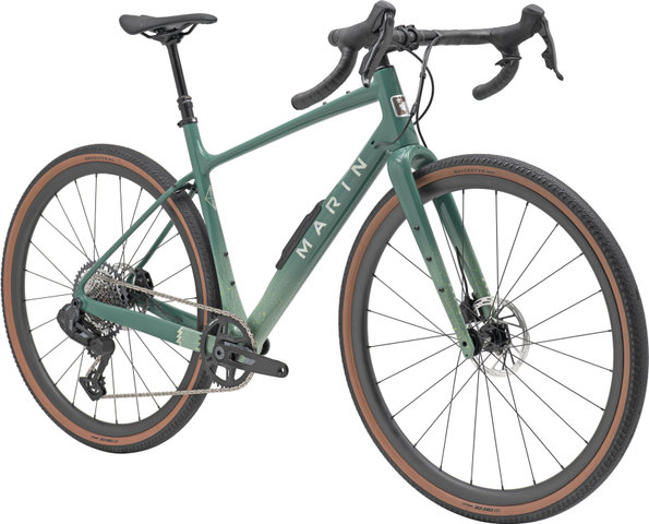 Marin Bikes Headlands 3 Rival AXS XPLR Carbon 28" gravel bike - white-green-dark green | 50 mm | 175,0 mm | 28" | L