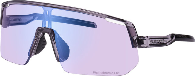 Shimano Technium L Photochromic Brille - transparent dark grey | photocromatic HD