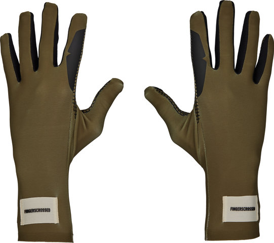 FINGERSCROSSED Guantes de dedos completos Gloves Mid Season - olive/M