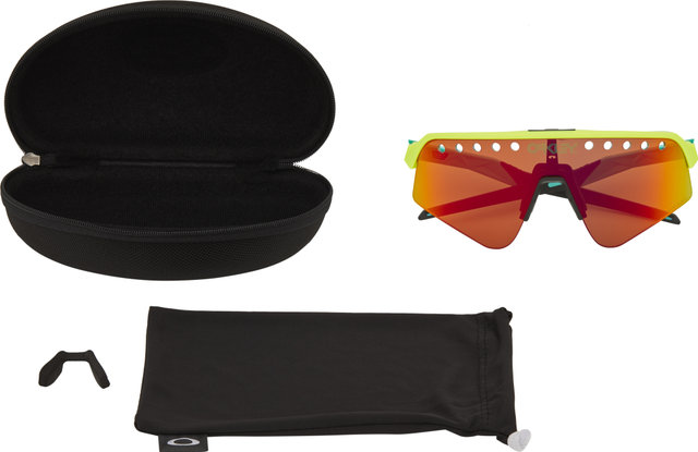 Oakley Lunettes de Sport Sutro Lite Sweep Vented - tennis ball yellow/prizm ruby