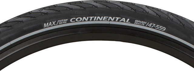 Continental Cubierta de alambre Contact 20" - negro-reflejante/20 /47 /47-406/1.75 