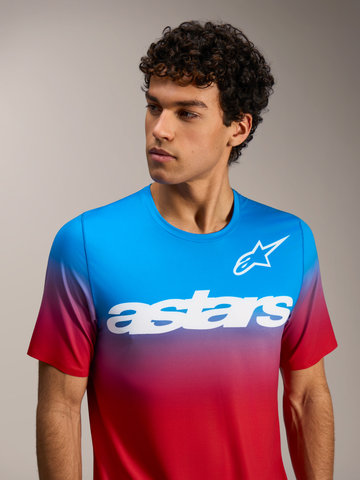 alpinestars A-Dura Astars 2.0 S/S Jersey - red-bright blue | S