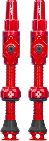 Muc-Off Válvulas Tubeless Big Bore Lite - red/SV 45 mm