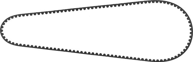 Gates CDX Riemen - Werkstattverpackung - schwarz/12 mm/1408 mm