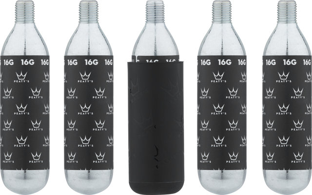 Peaty's Cartouche de Remplacement Holeshot CO2 Cartridge 16 g - 5 pièces - universal