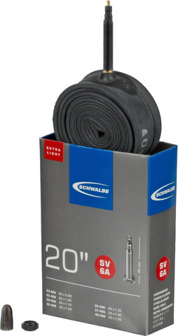 Schwalbe Chambre à Air 6A Extralight 20" - universal/23-406 à 40-406/Valve Presta (SV)/20 x 0,9-1,5 SV/40 