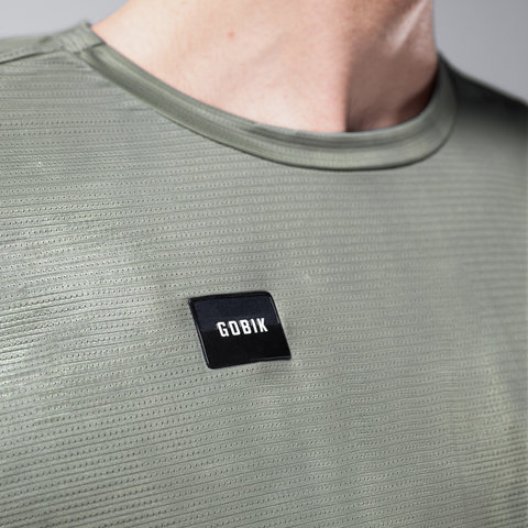 GOBIK Camiseta técnica Tech S/S - cedar check/L